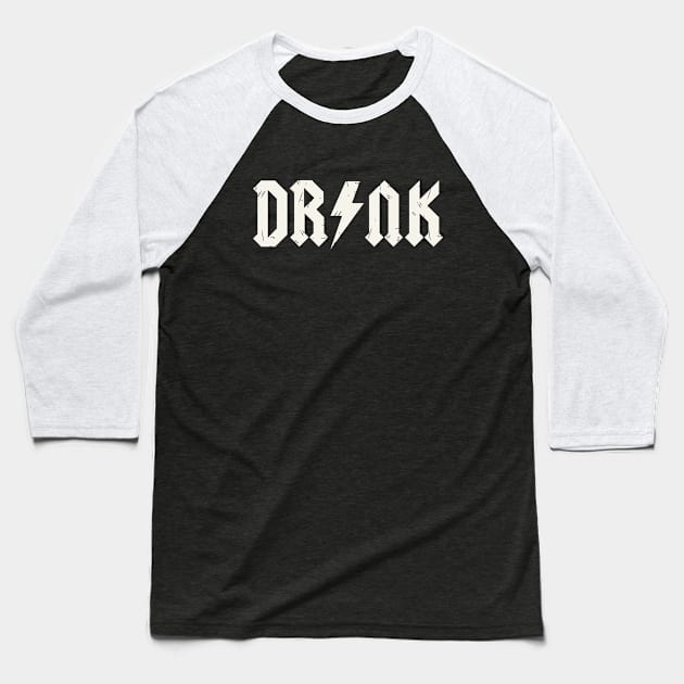 Drink Baseball T-Shirt by Melonseta